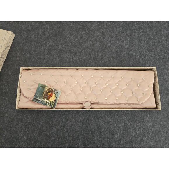 Morrill Craft 1940's Jewlery Tote Bag Original Box Pearl Vintage - Picture 3 of 8